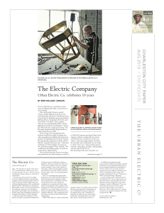 August 2013 - The Urban Electric Company