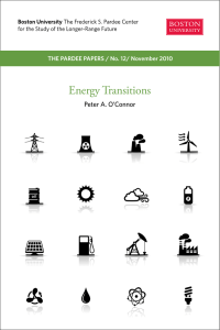 Energy Transitions - Boston University