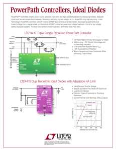 PowerPath Controllers, Ideal Diodes