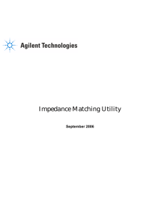 Impedance Matching Utility