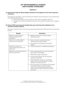 ap® environmental science 2009 scoring guidelines