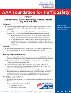 American Driving Survey - AAA Foundation for Traffic Safety