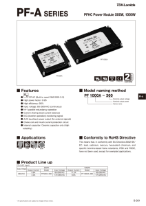 pf-a series - TDK