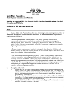 UNIT PLAN - Chabot College