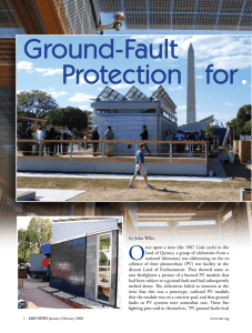 Ground-Fault Protection for - Solar America Board for Codes and