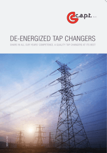 de-energized tap changers