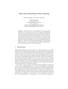 Real Time Semi-Dense Point Tracking