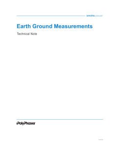 Earth Ground Measurements