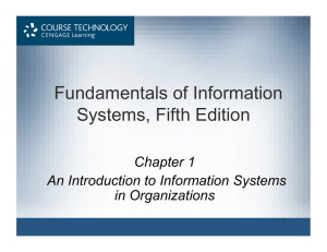 Fundamentals of Information Systems, Fifth Edition