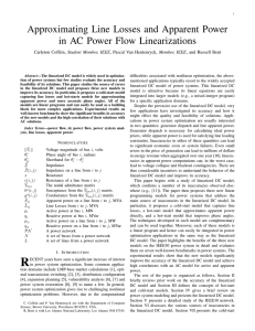 Approximating Line Losses and Apparent Power in AC Power Flow