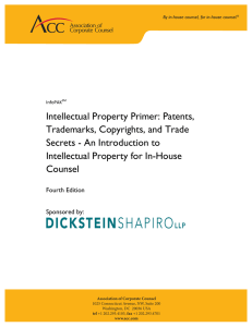 Intellectual Property Primer: Patents, Trademarks, Copyrights, and