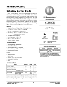 NSR02F30 - Schottky Barrier Diode