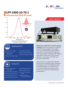 CLPF-2400-10-70-1 Femtosecond Mid