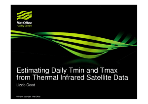 Estimating Daily Tmin and Tmax from Thermal Infrared