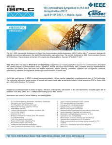 Call for Papers - IEEE International Symposium on Power Line