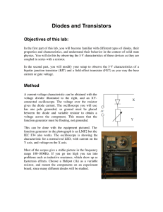 Diode and Transistors Lab