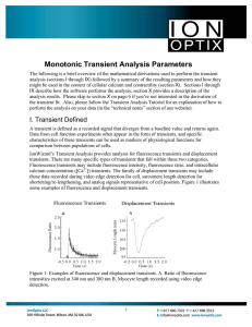 Transient Analysis Defined