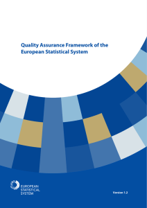 Quality Assurance Framework of the European Statistical System