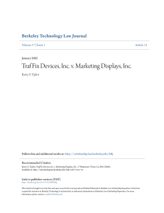 TrafFix Devices, Inc. v. Marketing Displays, Inc.