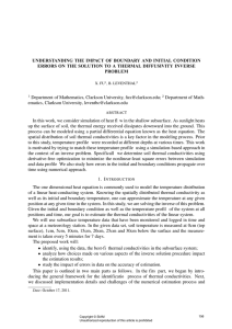 Understanding the impact of boundary and initial