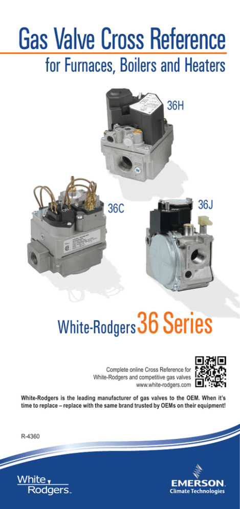 White-Rodgers Gas Control Valve 36e22 203 C64769-07 for sale online 