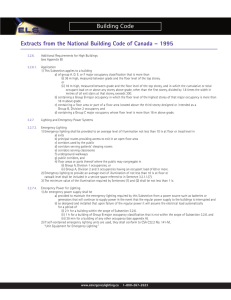 Building Code_pg1 - ELS - Emergency Lighting Supplies