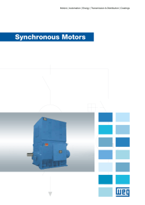 Synchronous Motors - RG Speed Control Devices Ltd.