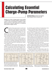 Calculating Essential Charge-Pump Parameters