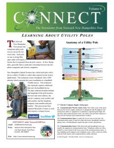 learning about utility poles - University of New Hampshire