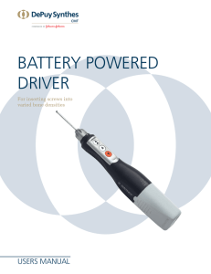BATTERY POWERED DRIVER