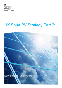 UK Solar PV Strategy Part 2