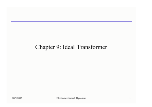 Chapter 9: Ideal Transformer