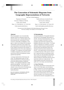 The Generation of Schematic Diagrams from Geographic