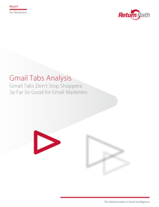 Gmail Tabs Analysis
