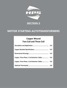 motor starting autotransformers