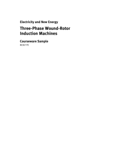 Three-Phase Wound-Rotor Induction Machines - Lab-Volt