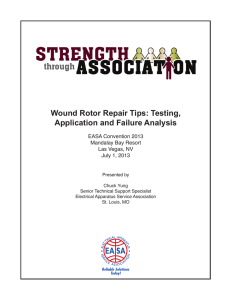 Wound Rotor Repair Tips: Testing, Application and Failure Analysis