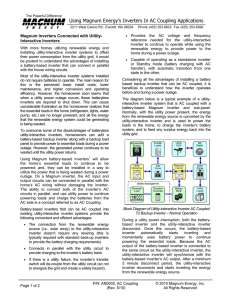 AC Coupling - Magnum Dimensions