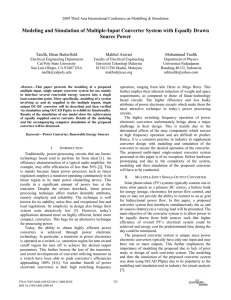 Modeling and Simulation of Multiple