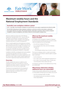 Maximum weekly hours - Fair Work Ombudsman
