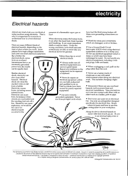 QUIZ LABORATORY SAFETY SERIES: Electrical Safety