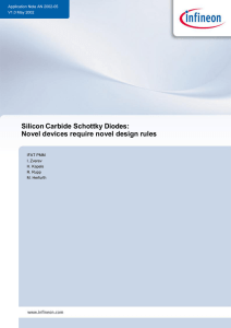 Application Note CoolSiC™ Schottky Diodes Design Rules