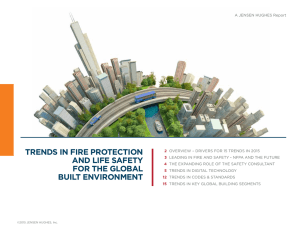 TRENDS IN FIRE PROTECTION AND LIFE SAFETY FOR THE