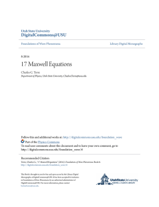 17 Maxwell Equations - DigitalCommons@USU