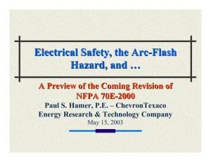 Electrical Safety, The Arc
