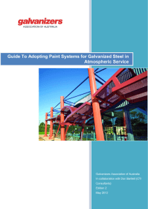 Guide to Adopting Paint Systems for Galvanized Steel