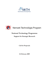 National Technology Programme