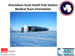 South Pole Orientation