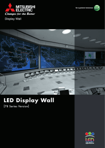 LED Display Wall - Mitsubishi Electric