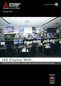 LED Display Wall - Mitsubishi Electric